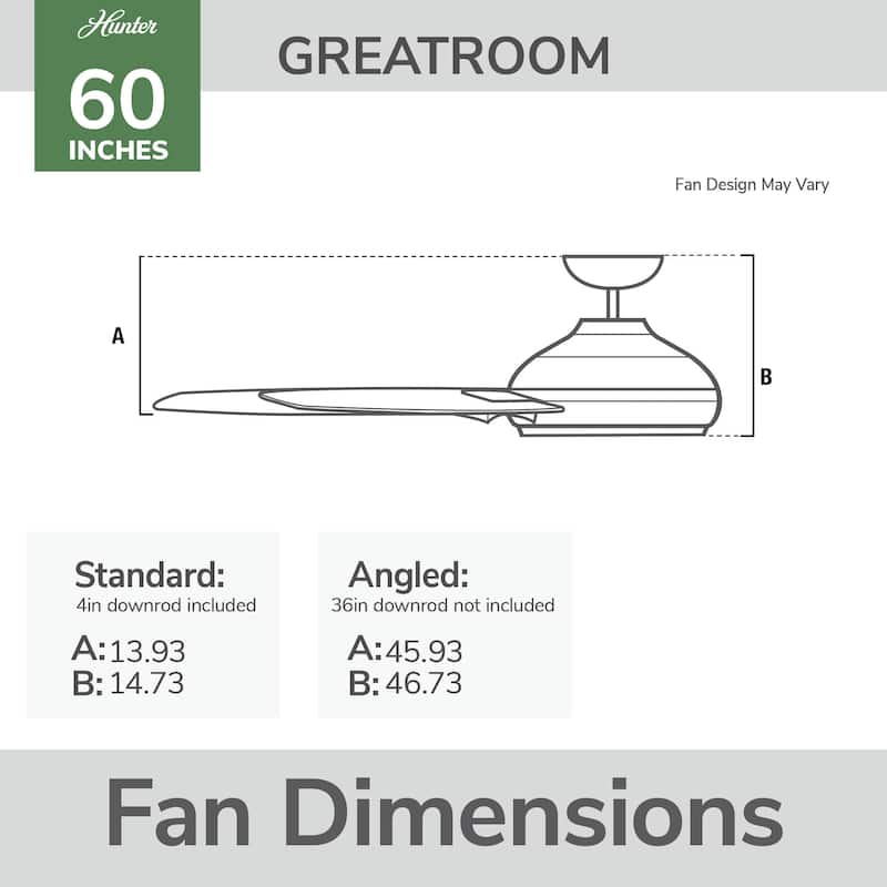 Casablanca Stingray 60" Outdoor ENERGY STAR Ceiling Fan with LED Light and Handheld Remote