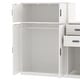 preview thumbnail 27 of 30, Twin Size Wood Platform Bed with Built-in Bookshelf, Movable Wardrobe, and Pull-Out Trundle