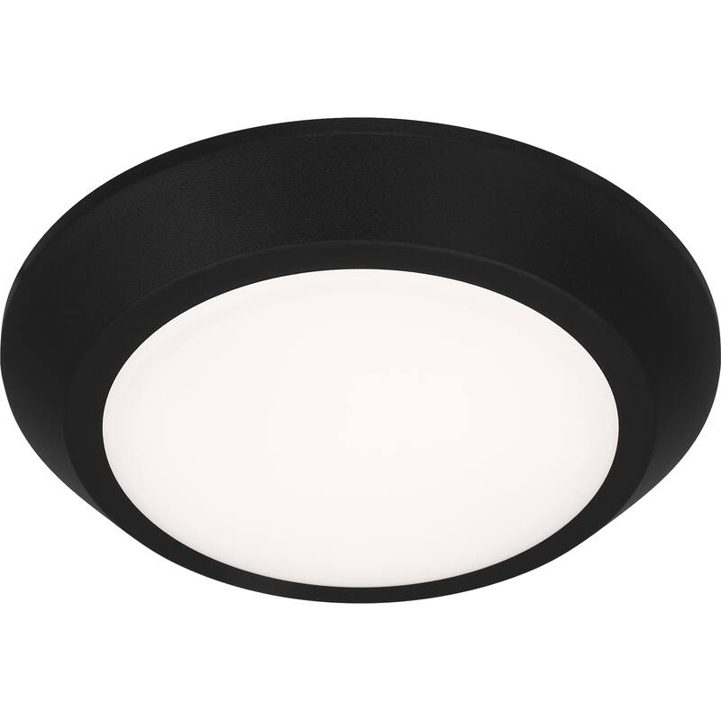 Verge Integrated LED Earth Black Transitional Flush Mount - 5.5