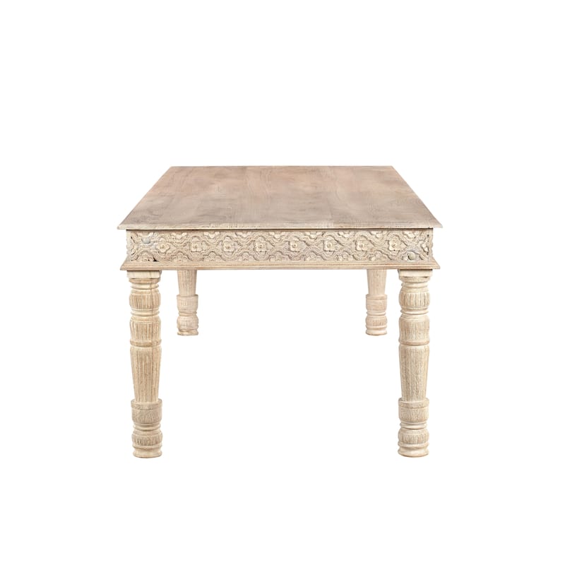 Milton Carved Solid Wood Dining Set