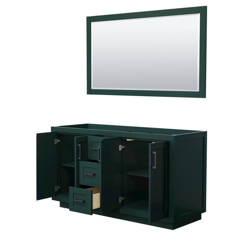 Miranda Bathroom Vanity Cabinet, 58-Inch Mirror