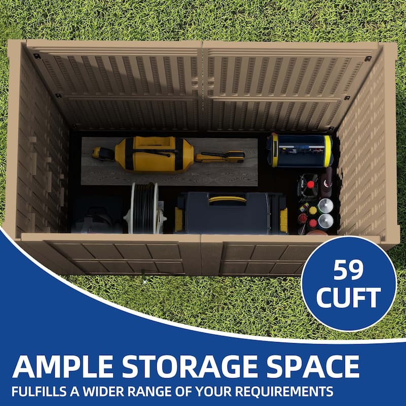 5.6 x 2.3 ft Outdoor Storage Shed