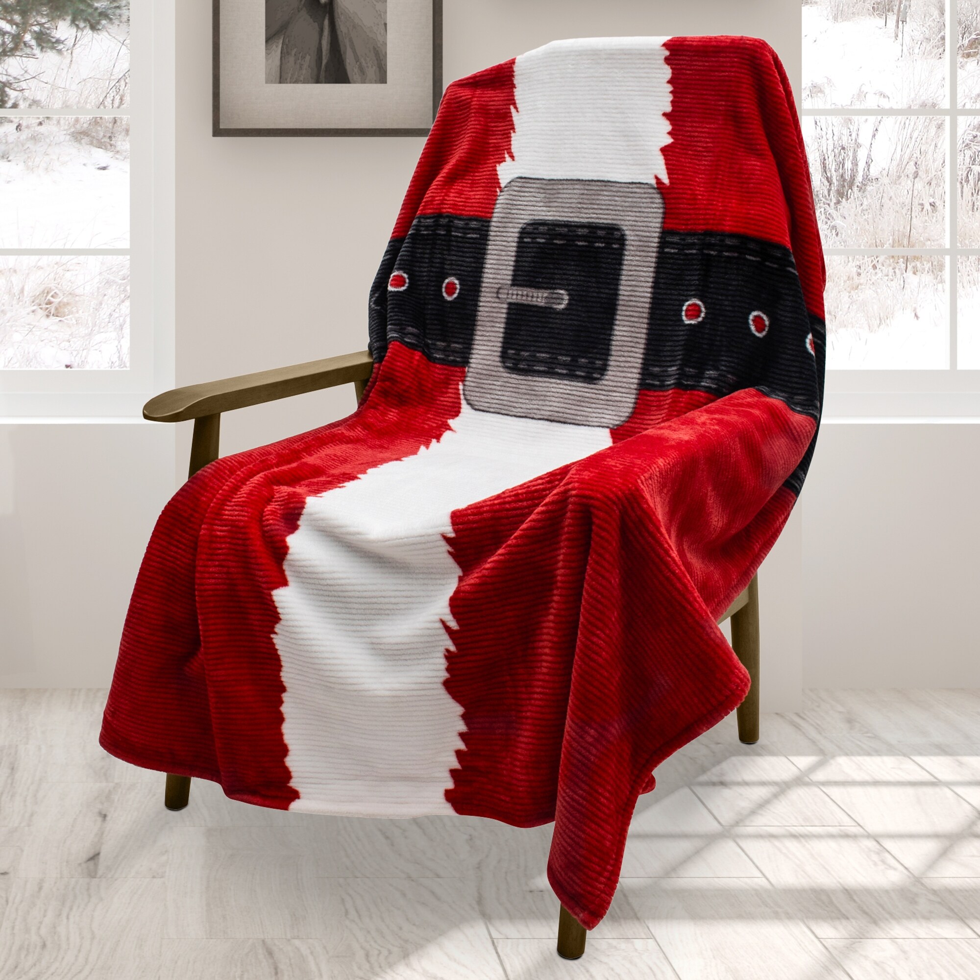 Microfiber On Sale Safdie Co. Christmas Blankets and Throws