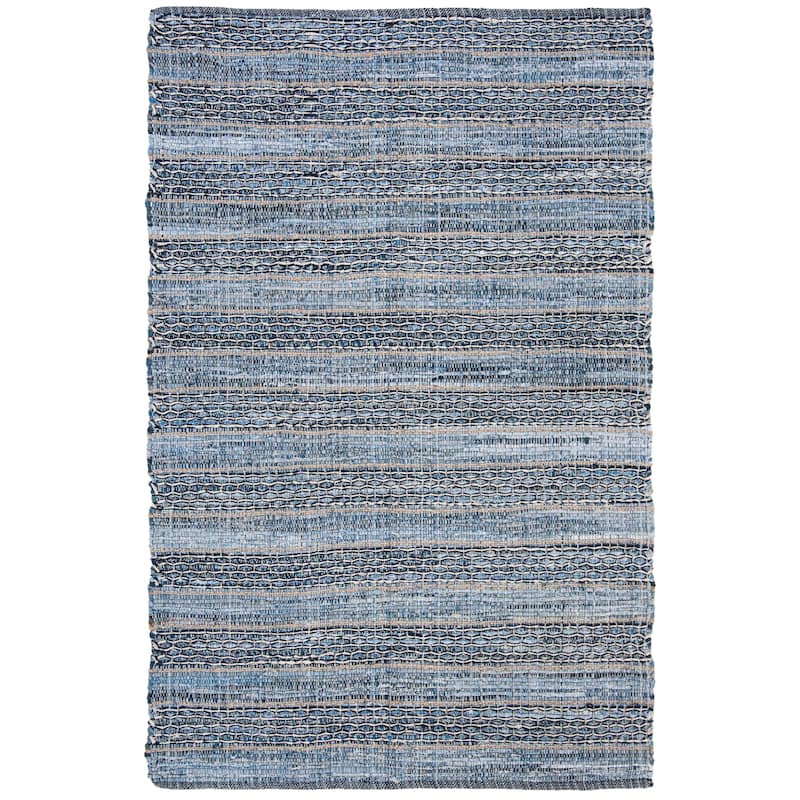 SAFAVIEH Handmade Montauk Mileva Casual Geometric Cotton Rug
