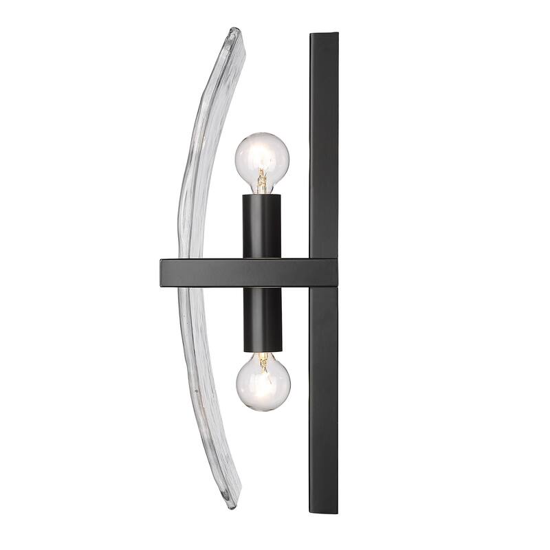 Golden Lighting 3164-WSC HWG Aenon 2 Light 13" Tall Wall Sconce
