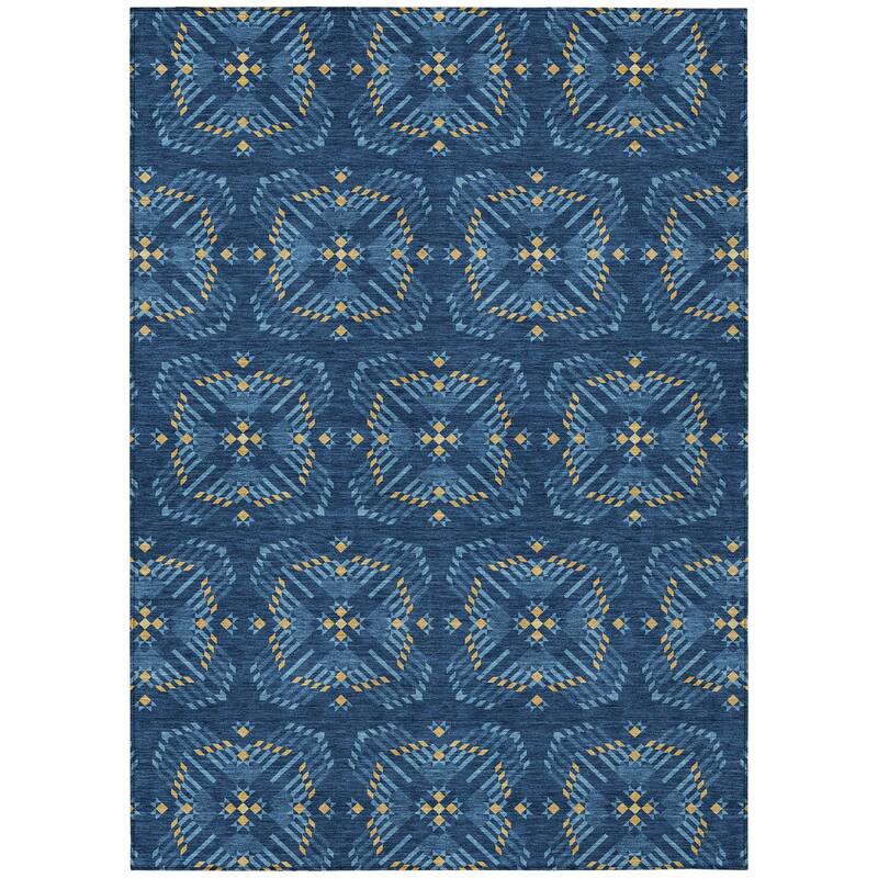 Machine Washable Indoor/ Outdoor Modern Frontenac Chantille Rug