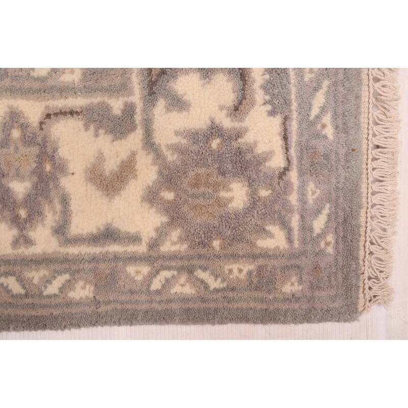 ECARPETGALLERY Hand-knotted Royal Oushak Grey Wool Rug - 5'0 x 8'1