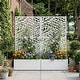 preview thumbnail 93 of 103, 72 in Metal Movable Planter Box with Trellis Privacy Screen Lockable Wheels