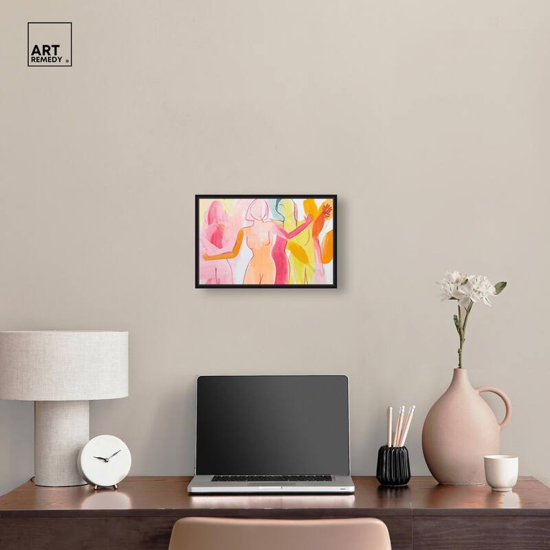 Three Graces Canvas by Art Remedy