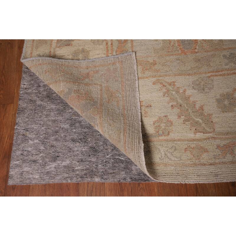 Vegetable Dye Oushak Area Rug Handmade Oriental Wool Carpet - 8'7" x 11'7"