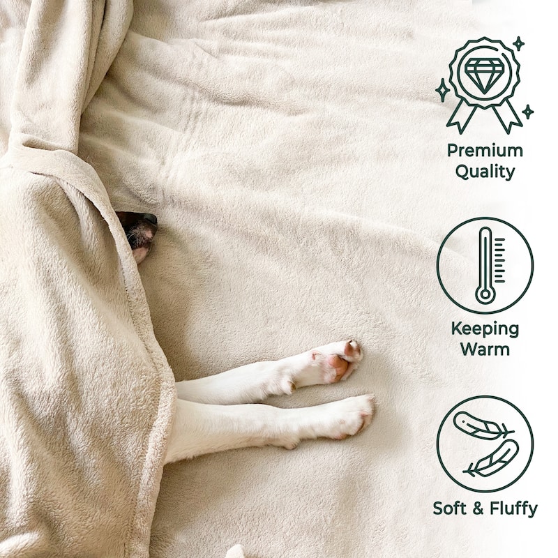 American Soft Linen Bedding Fleece Blanket