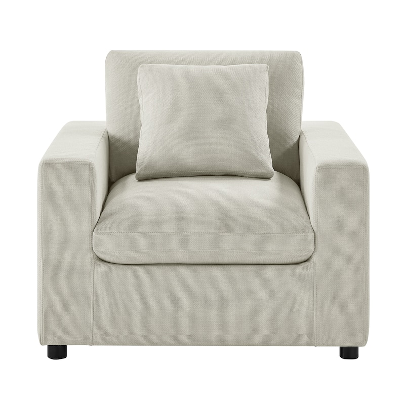 Cambrai Modern Fabric Arm Chair by Greyson Living.