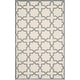 preview thumbnail 72 of 183, SAFAVIEH Handmade Cambridge Trudie Geometric Wool Rug 5' x 8' - Ivory/Silver - Rectangle