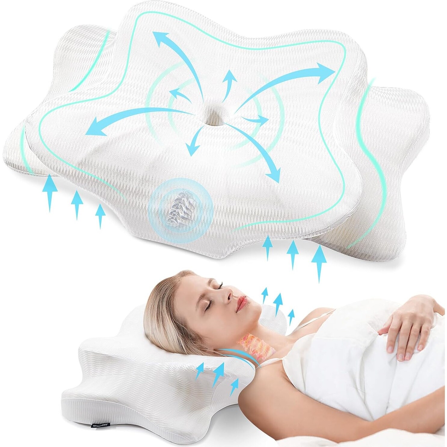 Belly sleep memory foam pillow shop