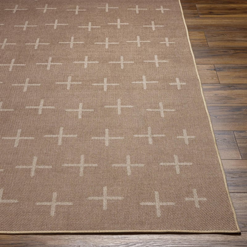 Livabliss Transitional Ez Jute Geometric Washable Area Rug