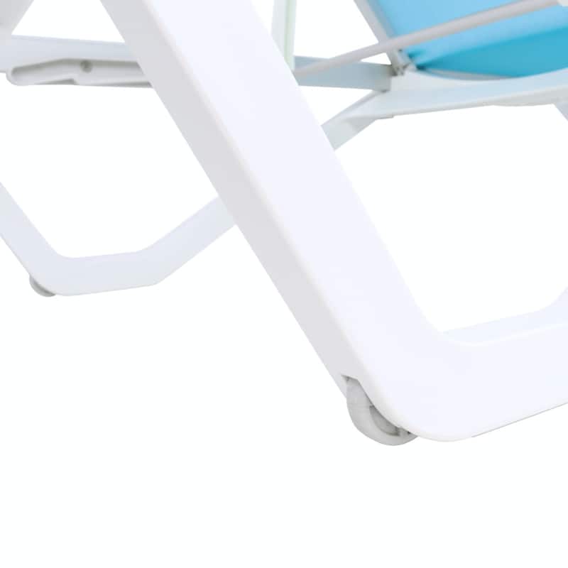 Furnish Theory Seabreeze Deck Patio Sunloungers Lounge Chairs Outdoor Chaise Lounges (Various Frame & Mesh Colors; Set of 2)