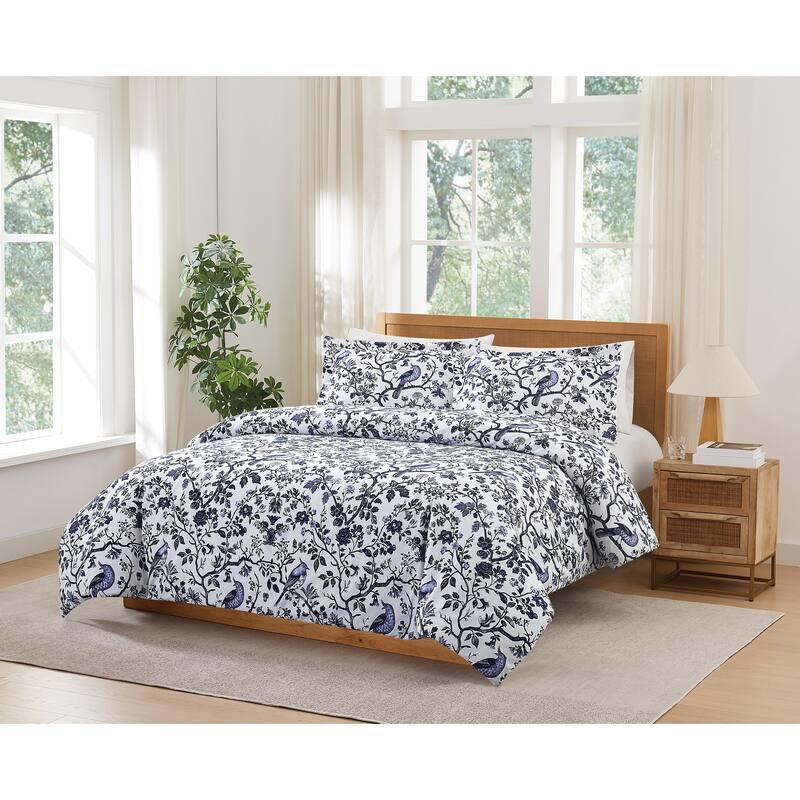 Brooklyn Loom Ava Floral Duvet Cover Set