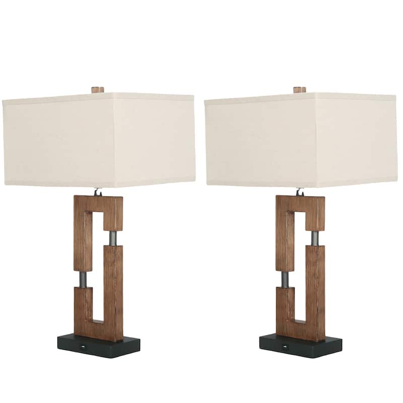 Set of 2 Vintageern Table Lamp