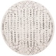 preview thumbnail 22 of 26, SAFAVIEH Tulum Sharie Moroccan Boho Rug 3' x 3' Round - Ivory/Grey