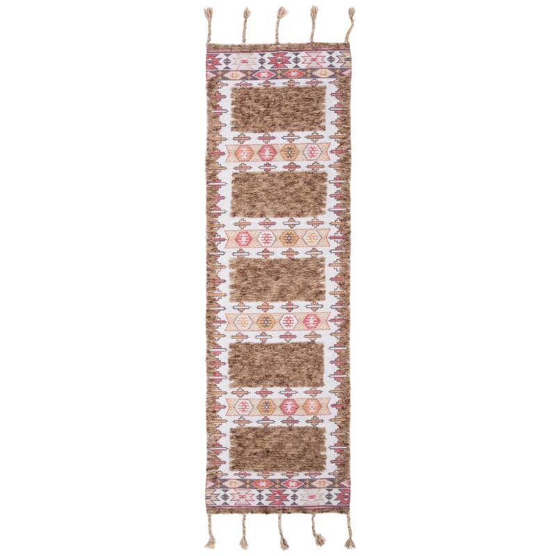SAFAVIEH Saffron Margarita Southwestern Tribal Wool Rug
