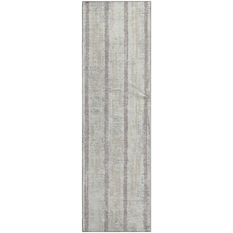 Premium Washable Super Soft Stripe Abrash Mayfield Rug