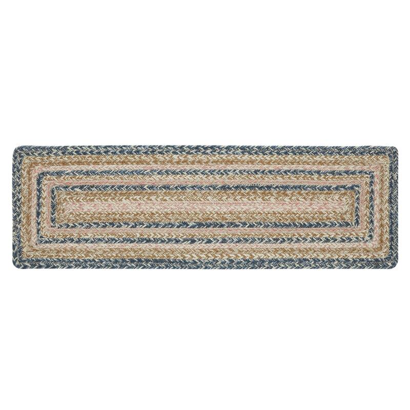 Kaila Jute Stair Tread Rect Latex 8.5x27