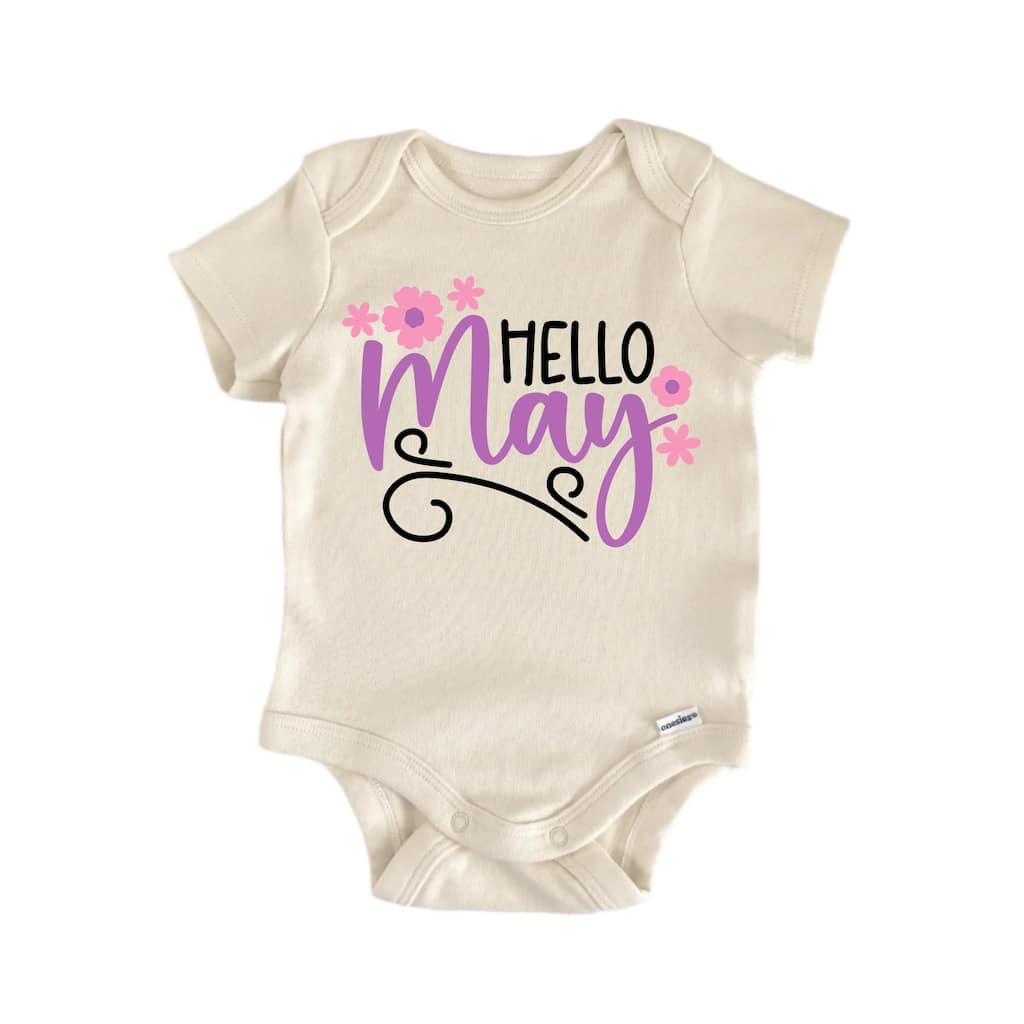 Hello May - Baby Boy Girl Clothes Infant Bodysuit Funny Cute