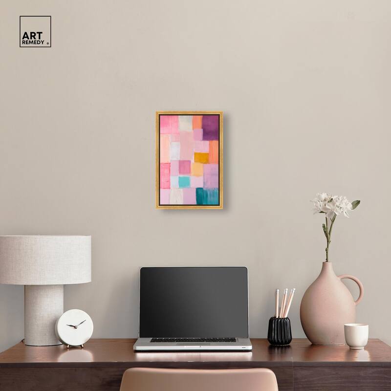 Color Squares III Canvas by Art Remedy