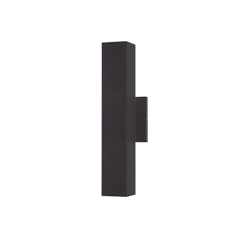 Maxim 86423 Culvert 2 Light 15" Tall LED Outdoor Wall Sconce - Architectural Bronze
