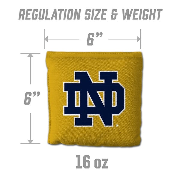 Notre Dame Irish NCAA Dual Sided Pro Stop & Slide Cornhole Bags