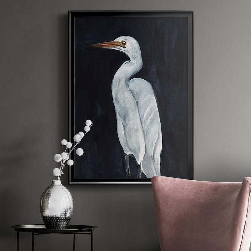 Calm Great Egret I Premium Framed Print - Ready to Hang