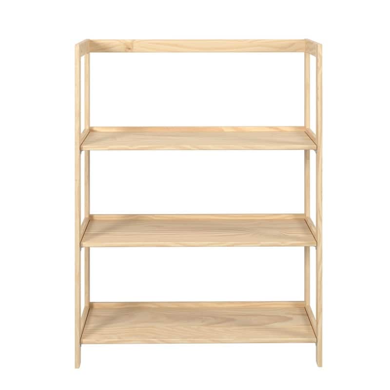 Jela Solid Wood 3 Shelf Unassembled Pantry Shelving - Unfinished