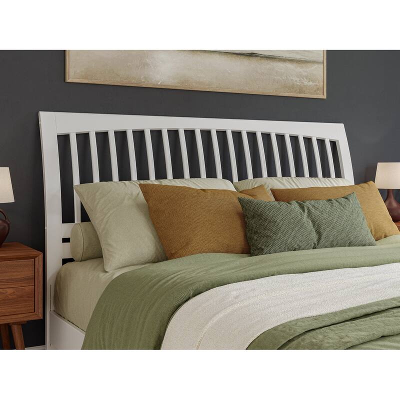Orleans Solid Wood Low Profile Sleigh Platform Bed