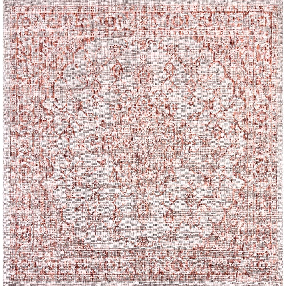 JONATHAN Y Palazzo Boho Medallion Textured Weave Indoor/Outdoor Area Rug