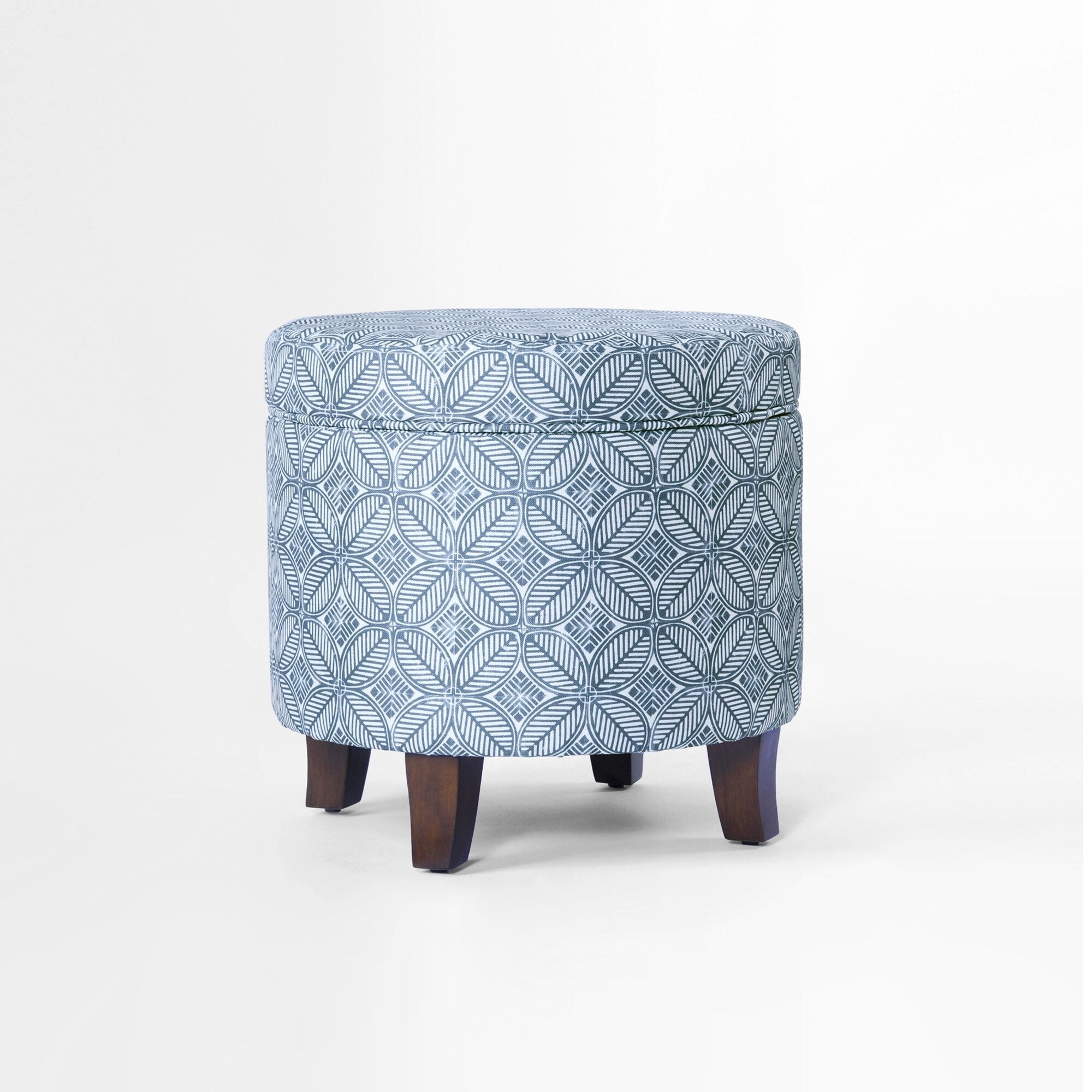 Carson Carrington Hnifsdalur Round Storage Ottoman - Picture 13 of 30