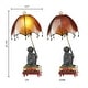 preview thumbnail 14 of 12, 21.75"H Intellectual Monkey Table Lamp - 11"L x 11"W x 21.75"H