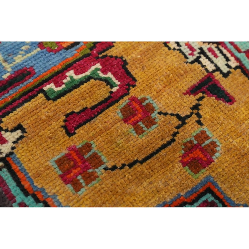 Hand Knotted Oriental 100% Wool Carpet Traditional Floral Greys & Charcoal Tabriz Area Rug - 6' 2'' X 5' 1''