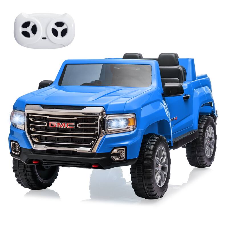 24V 2 Seater Ride-On Truck Car, 7AH Authorized Universal Battery Powered Electric Car - blue