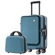 preview thumbnail 22 of 51, Carry-on Luggage 20 Inch Front Open Luggage Lightweight Suitcase Blue