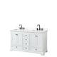 Option White, Black Trim, White Quartz Top