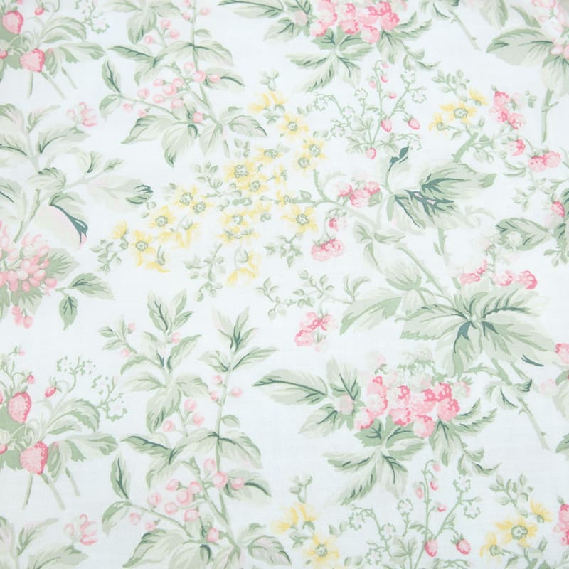 Laura Ashley Bramble Floral Cotton Reversible Comforter Set