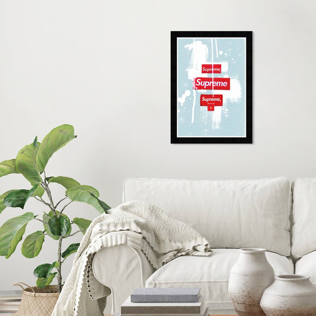 Wynwood Studio Prints Fashion and Glam Hype Labels Paint White and Glam Wall Art Canvas Print