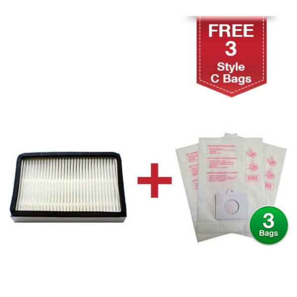 Kenmore 86889 Vacuum Filter w/ Free 5055 Type C EnviroCare Bags Bed