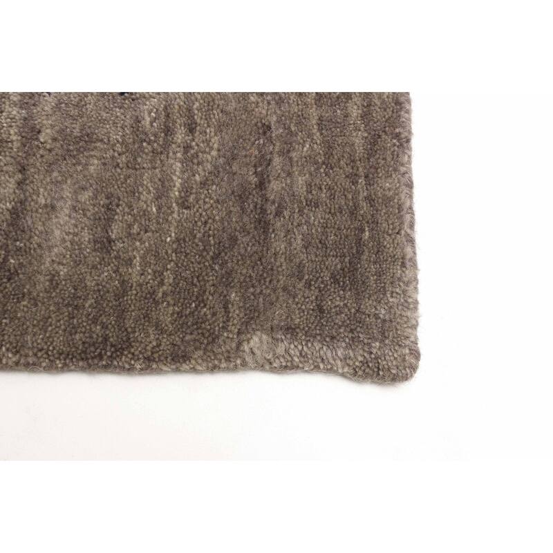 ECARPETGALLERY Hand Loomed Kashkuli Gabbeh Grey Wool Rug - 3'10 x 5'9