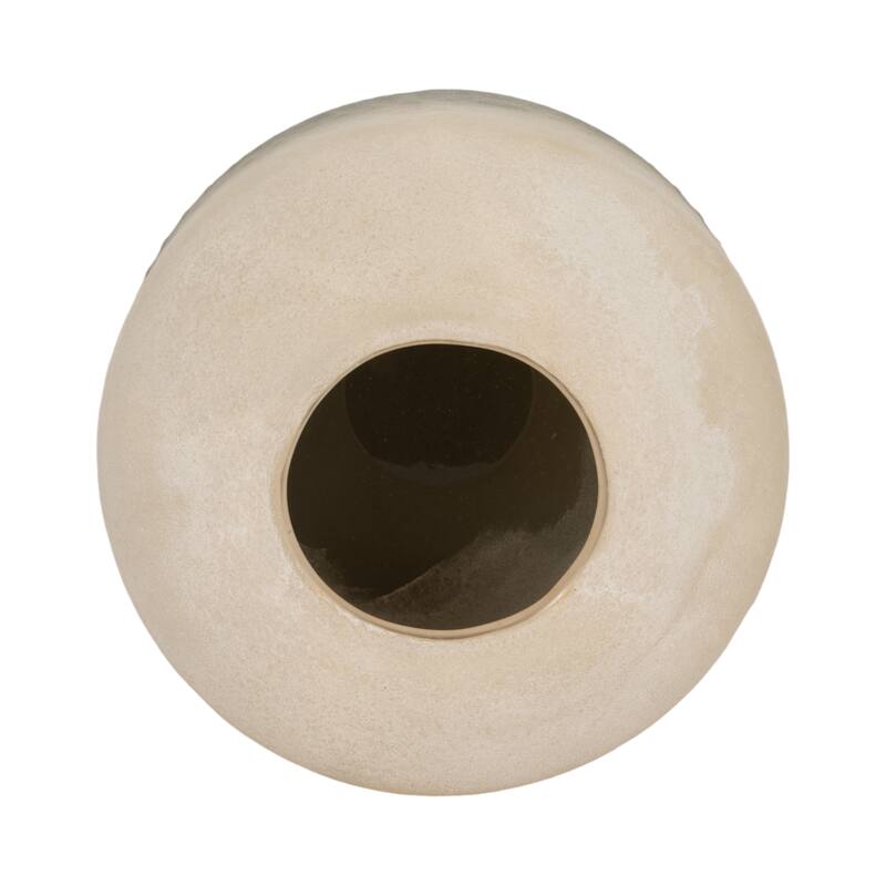 Sagebrook Home Elegance 8-inch Textured 2-tone Glass Vase, Serenity, Ombre