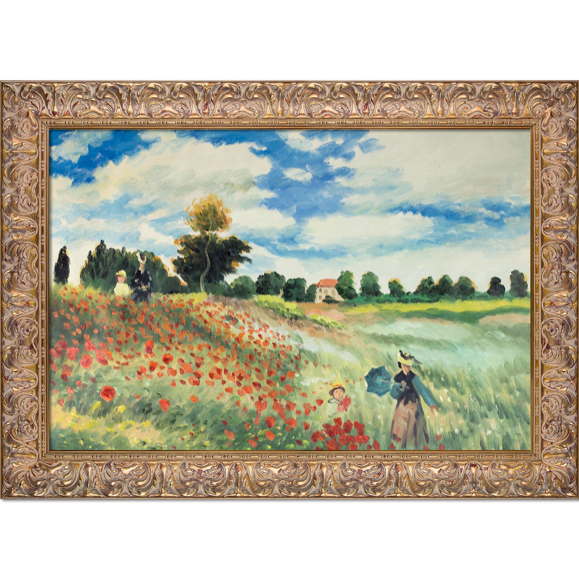 Shop Claude Monet Poppy Field In Argenteuil Hand Painted Oil