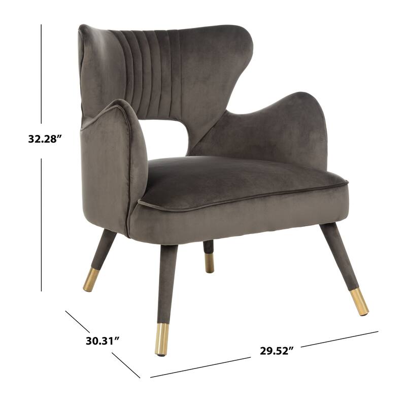 SAFAVIEH Blair Wingback Accent Chair - 29.5" x 30.3" x 32.3"