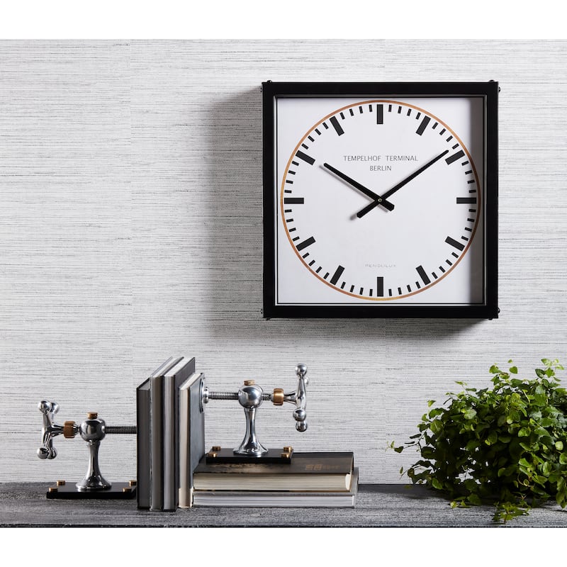 Tempelhof Terminal Clock - N/A - Black