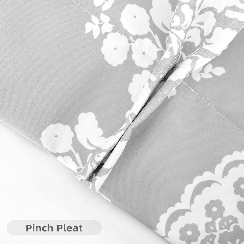DriftAway Samantha Pinch Pleat Thermal Room Darkening Back Tab Window Curtains