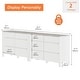 preview thumbnail 26 of 25, WAMPAT White Dresser for Bedroom, Baby Dressers Wood Closet Storage Organizer Cabinet